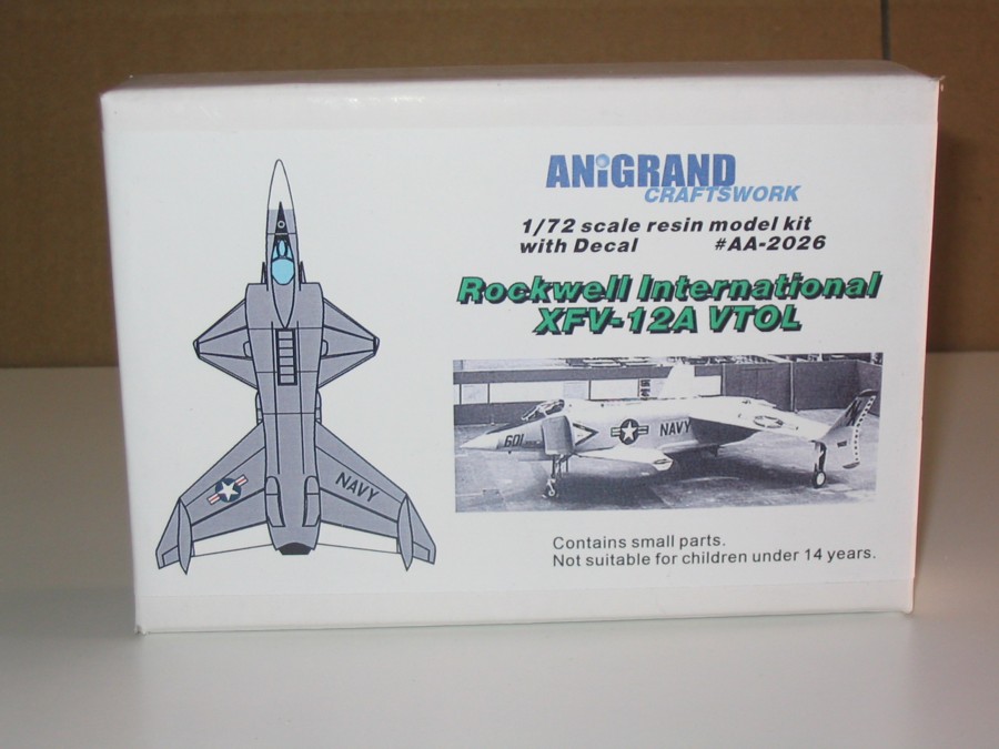 航空機・ヘリコプター AniGrand Craftswork AA-2026 XFV-12A VTOL 1/72 scale Rockwell International XFV-12A Naval VTOL fighter